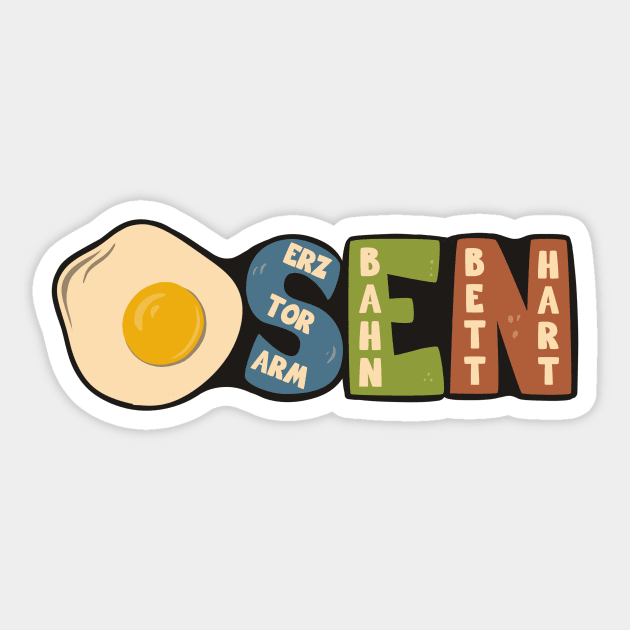 Make iron out of fried eggs Sticker by cartoonalarm